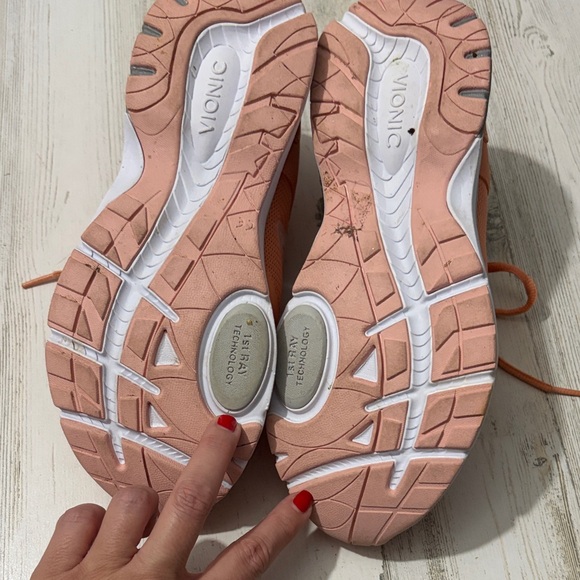 Vionic Paige Lace Up Walking Shoes in Canyon Sunset Size 9 - Picture 9 of 10